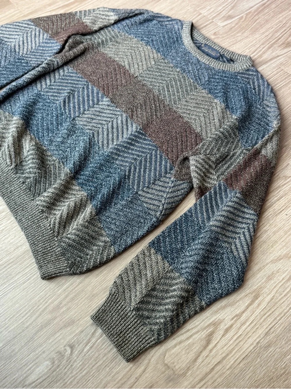 Zylos George Machado Coogi Style Sweater Men's Vintage‎ Crew Neck